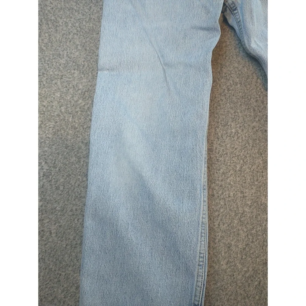 Levis 550 Relaxed Fit Jeans Mens 36x31 Light Wash Blue Denim Straight Leg 550